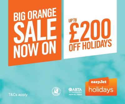 Save up to £200 on your next easyJet holiday